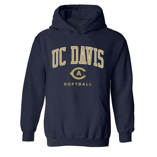 UC Davis - NCAA Softball : Gia Felice - Classic Fashion Shersey Hooded Sweatshirt-0