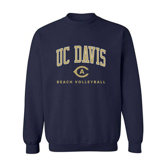 UC Davis - NCAA Beach Volleyball : Reese Fraser - Classic Fashion Shersey Crewneck Sweatshirt-0