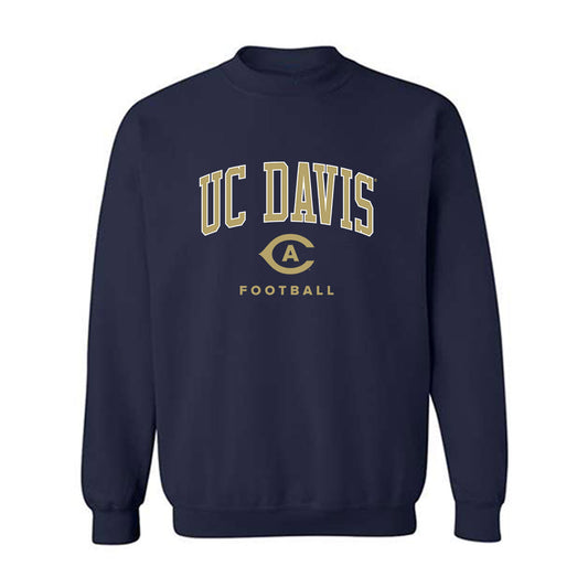 UC Davis - NCAA Football : Devin Huegel - Classic Fashion Shersey Crewneck Sweatshirt-0