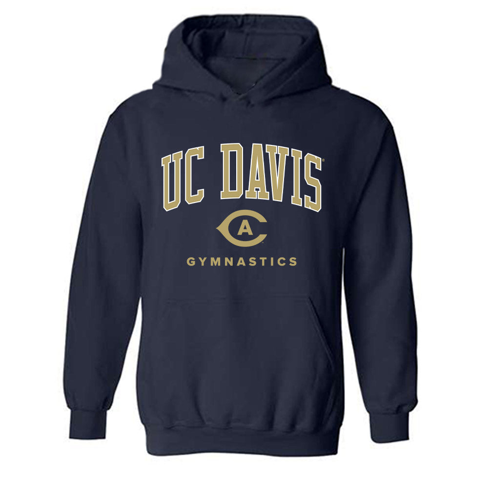UC Davis - NCAA Women's Gymnastics : Milla Gideon - Classic Fashion Shersey Hooded Sweatshirt-0
