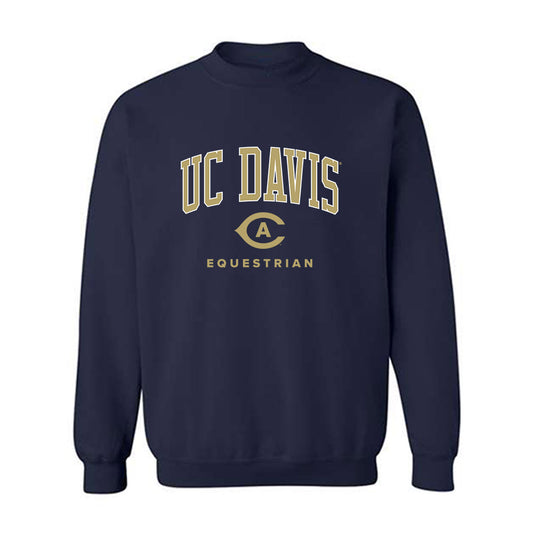 UC Davis - NCAA Equestrian : Marin Gilliland - Classic Fashion Shersey Crewneck Sweatshirt-0