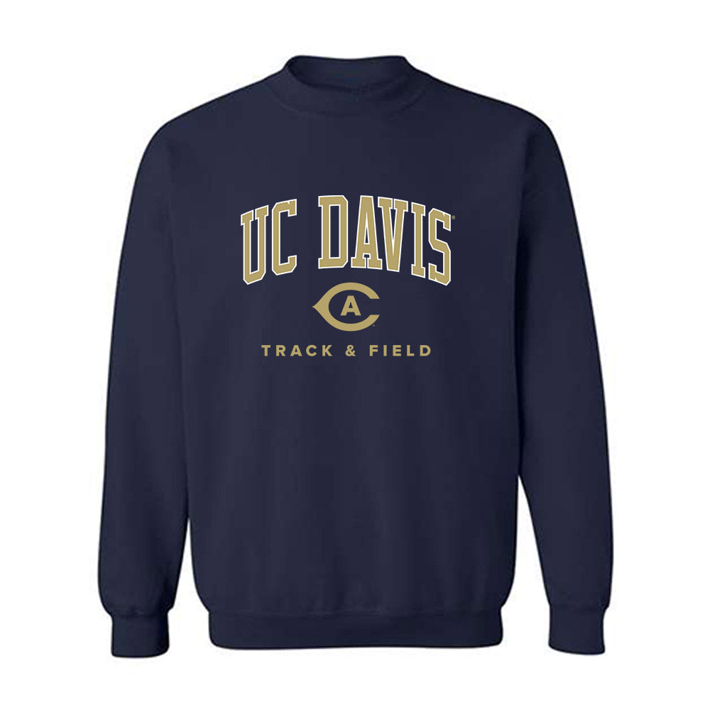 UC Davis - NCAA Women's Track & Field : Dominika Janik - Classic Fashion Shersey Crewneck Sweatshirt-0