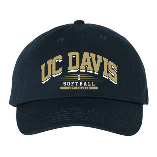 UC Davis - NCAA Softball : Gia Felice - Dad Hat-0