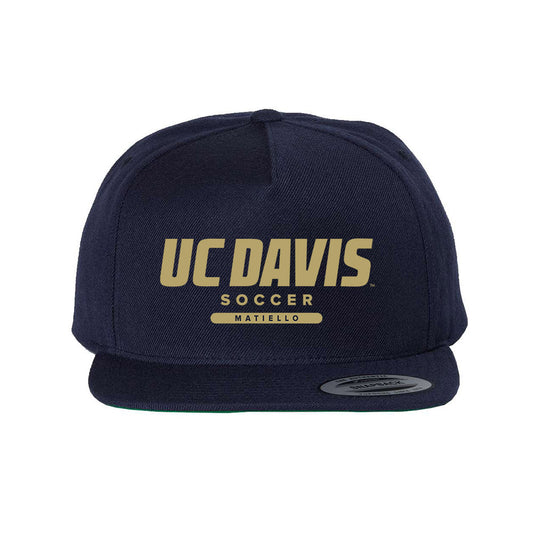 UC Davis - NCAA Men's Soccer : Rafael Matiello - Snapback Hat