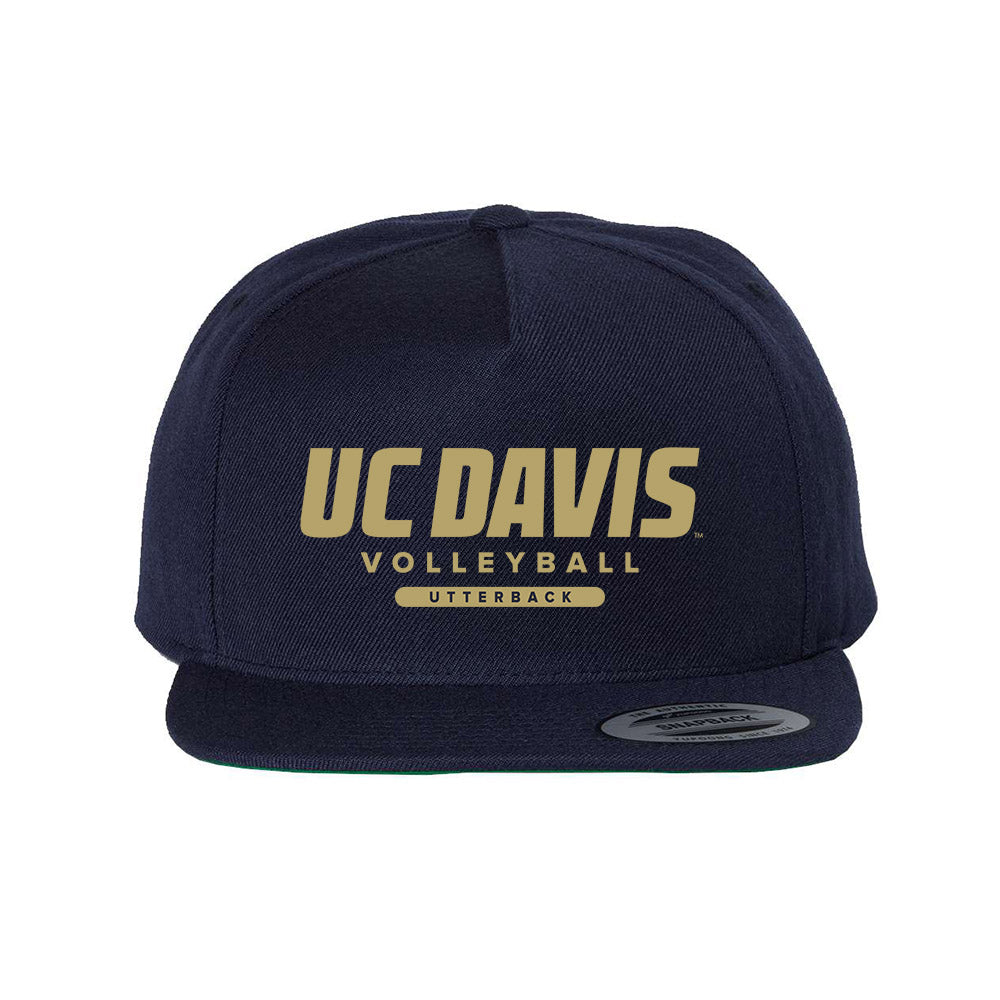 UC Davis - NCAA Women's Volleyball : Olivia Utterback - Snapback Hat