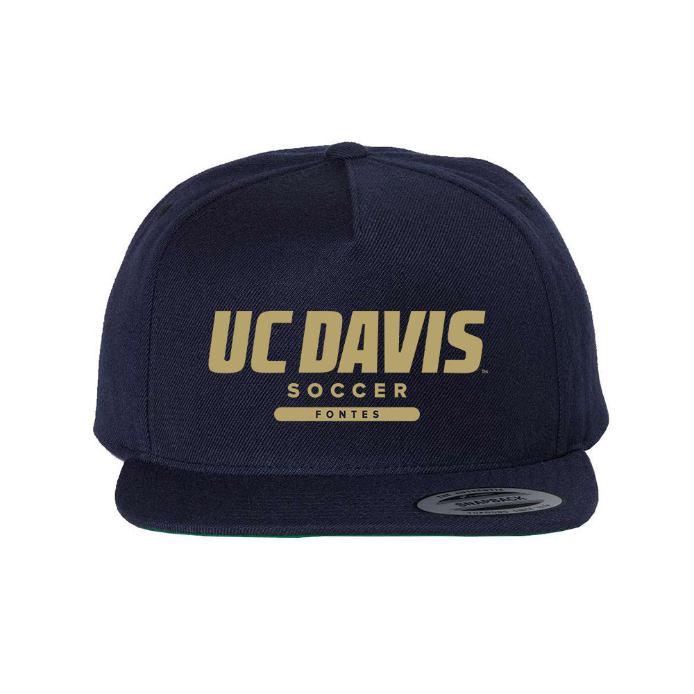 UC Davis - NCAA Women's Soccer : Genavieve Fontes - Snapback Hat