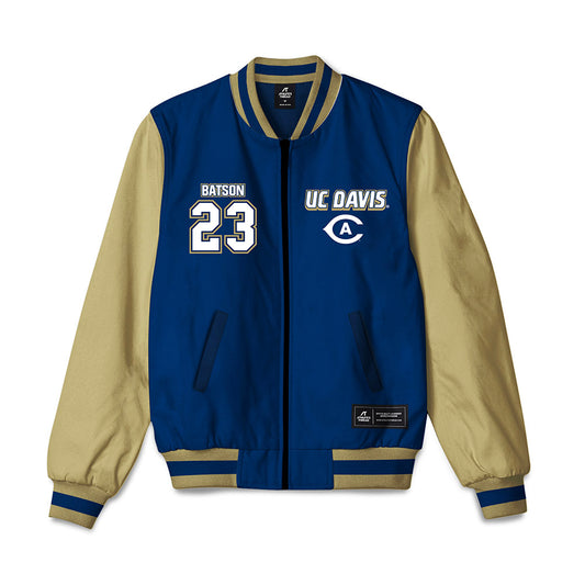 UC Davis - NCAA Football : Cole Batson - Bomber Jacket-0