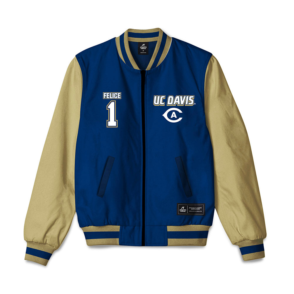 UC Davis - NCAA Softball : Gia Felice - Bomber Jacket-0