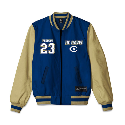 UC Davis - NCAA Women's Soccer : kylee redman - Bomber Jacket-0