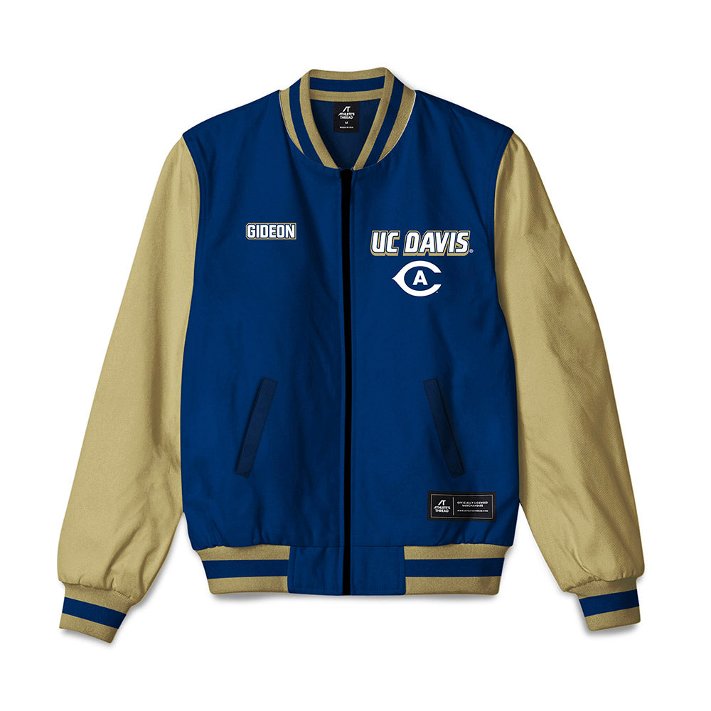 UC Davis - NCAA Women's Gymnastics : Milla Gideon - Bomber Jacket-0