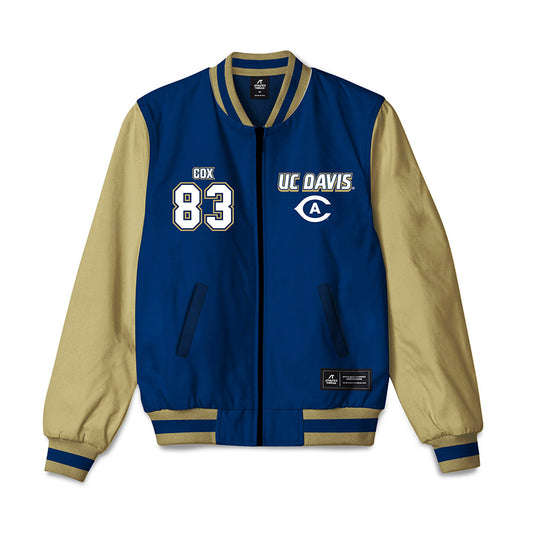 UC Davis - NCAA Football : Cade Cox - Bomber Jacket-0