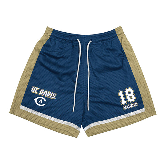 UC Davis - NCAA Men's Soccer : Rafael Matiello - Shorts