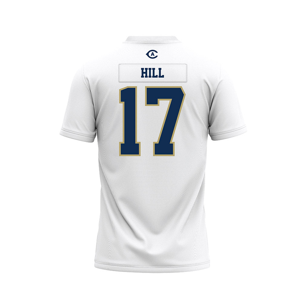 UC Davis - NCAA Football : Kyle Hill - White Premium Football Jersey-1