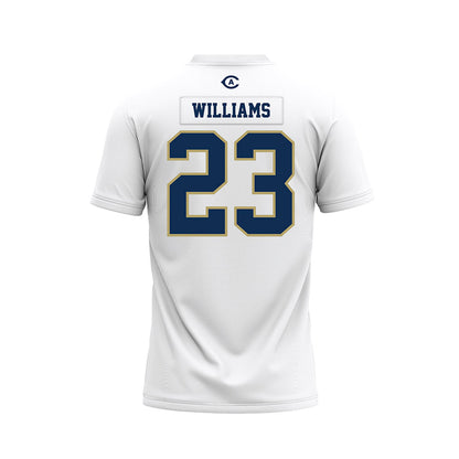 UC Davis - NCAA Football : Winston Williams - White Premium Football Jersey-1