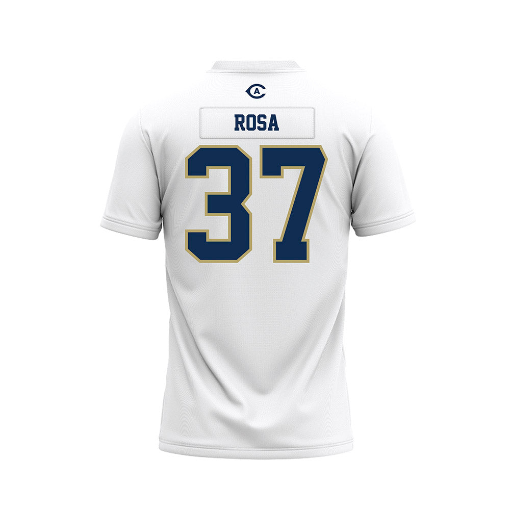 UC Davis - NCAA Football : Brayden Rosa - White Premium Football Jersey-1