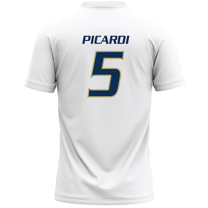 UC Davis - NCAA Women's Lacrosse : Lauren Picardi - White Lacrosse Jersey-1