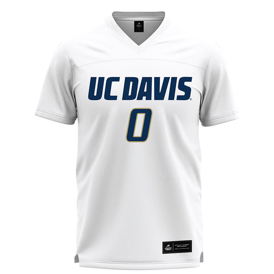 UC Davis - NCAA Women's Lacrosse : Ally Richardson-Pepper - White Lacrosse Jersey-0