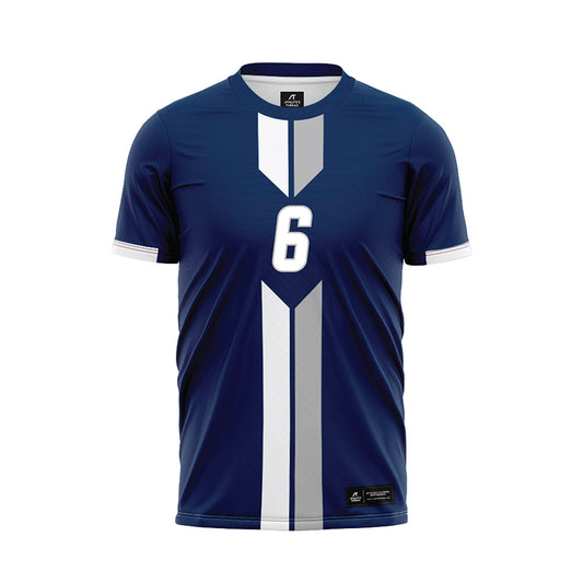 UC Davis - NCAA Men's Soccer : Declan Horio - Blue Soccer Jersey