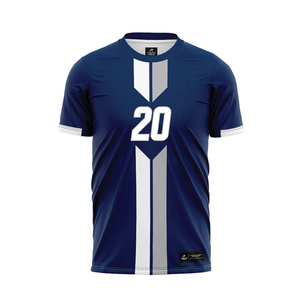 UC Davis - NCAA Men's Soccer : Gavin House - Blue Soccer Jersey-0