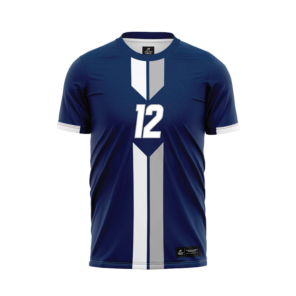 UC Davis - NCAA Men's Soccer : Carson Hammond - Blue Soccer Jersey