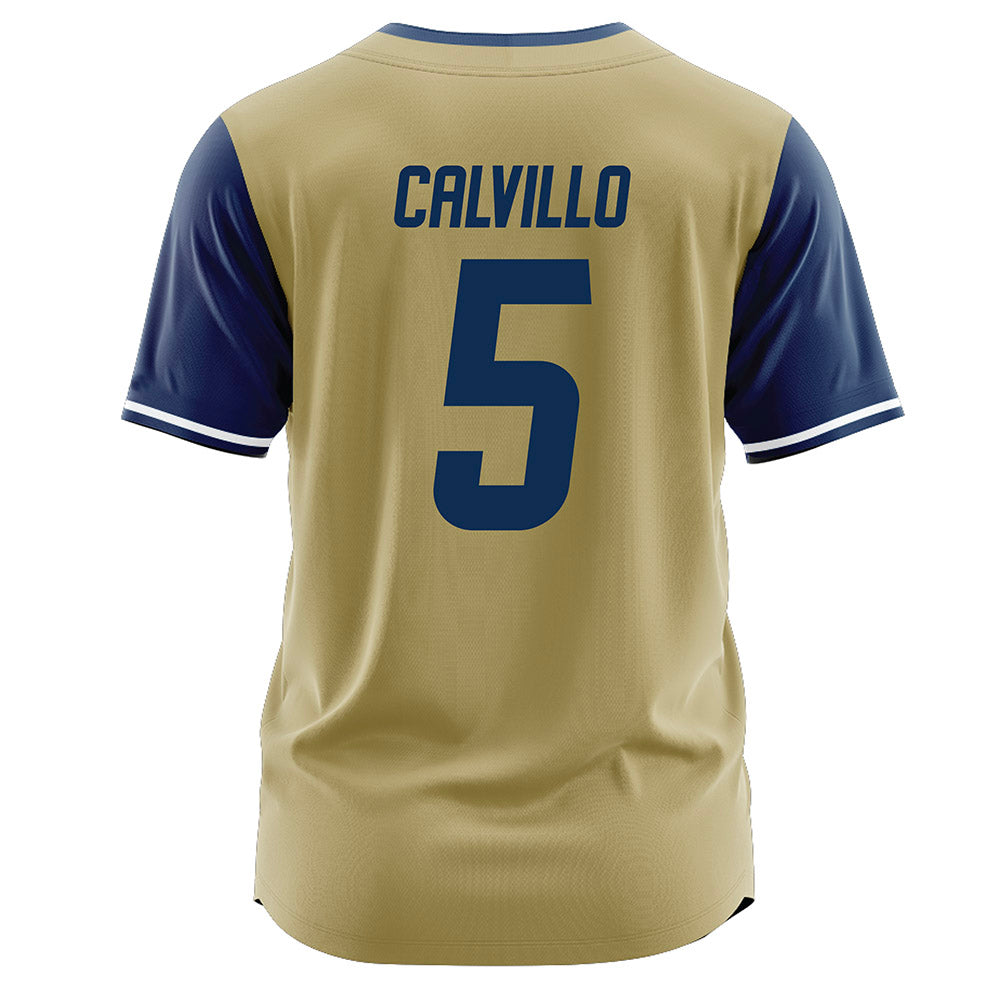 UC Davis - NCAA Softball : Vanessa Calvillo - Gold Jersey-1