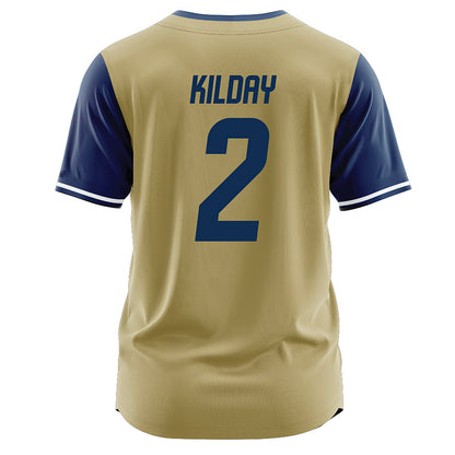 UC Davis - NCAA Softball : Grace Kilday - Gold Jersey-1