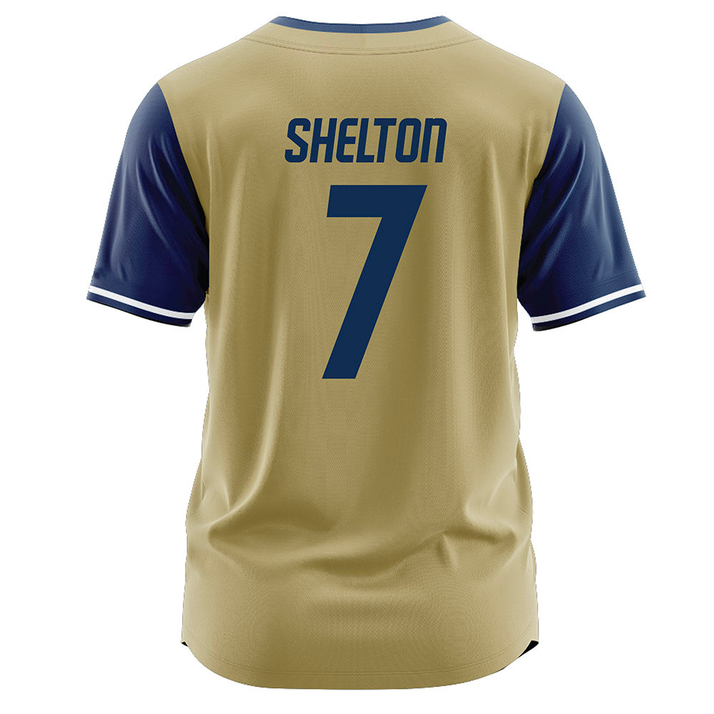 UC Davis - NCAA Softball : Claire Shelton - Gold Jersey-1