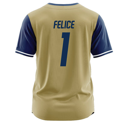 UC Davis - NCAA Softball : Gia Felice - Gold Jersey-1