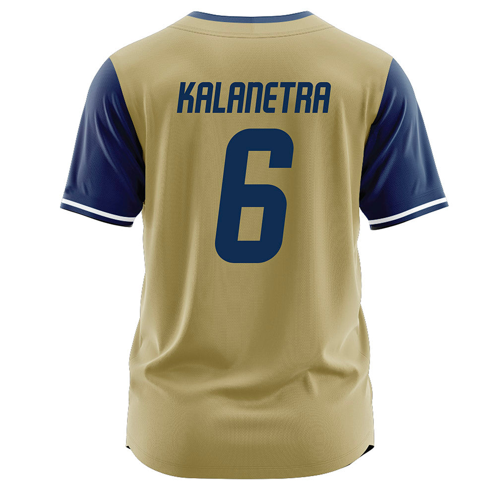 UC Davis - NCAA Softball : Naomi Kalanetra - Gold Jersey-1