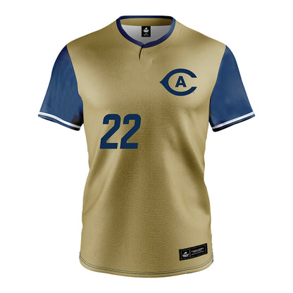 UC Davis - NCAA Softball : Marley Panziera - Gold Jersey-0