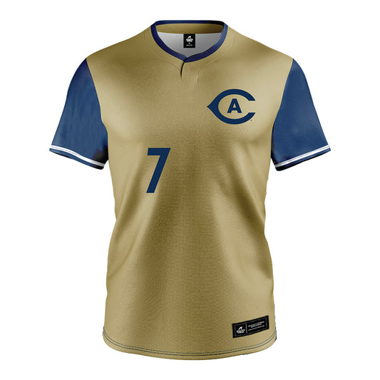 UC Davis - NCAA Softball : Claire Shelton - Gold Jersey-0