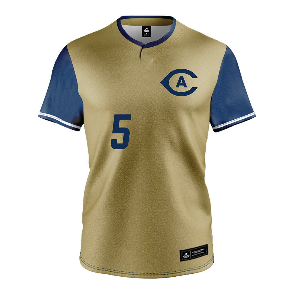 UC Davis - NCAA Softball : Vanessa Calvillo - Gold Jersey-0