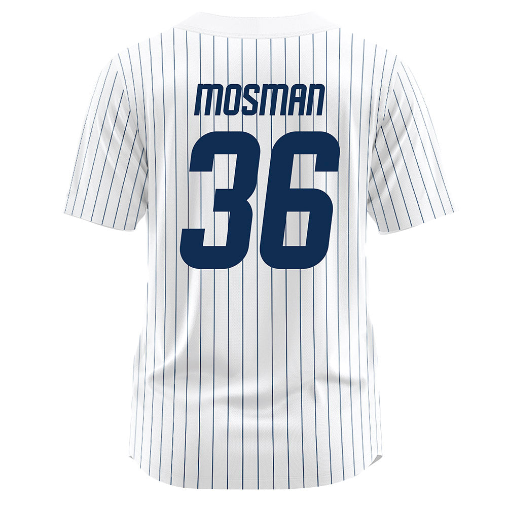UC Davis - NCAA Baseball : Logan Mosman - White Jersey-1