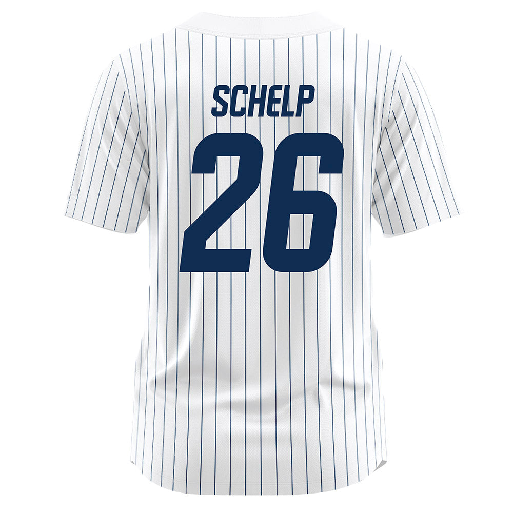 UC Davis - NCAA Baseball : Bryson Schelp - White Jersey-1