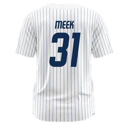 UC Davis - NCAA Baseball : Jack Meek - White Jersey-1