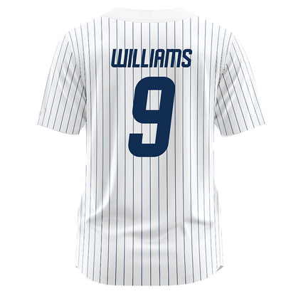 UC Davis - NCAA Baseball : Korey Williams - White Jersey-1