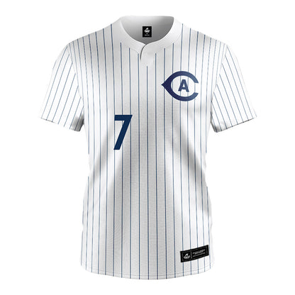 UC Davis - NCAA Baseball : Leighton Helfrick - White Jersey-0