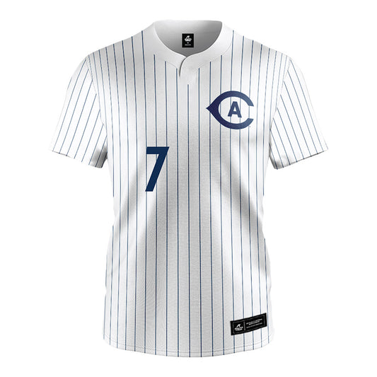 UC Davis - NCAA Baseball : Leighton Helfrick - White Jersey-0