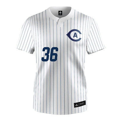 UC Davis - NCAA Baseball : Logan Mosman - White Jersey-0