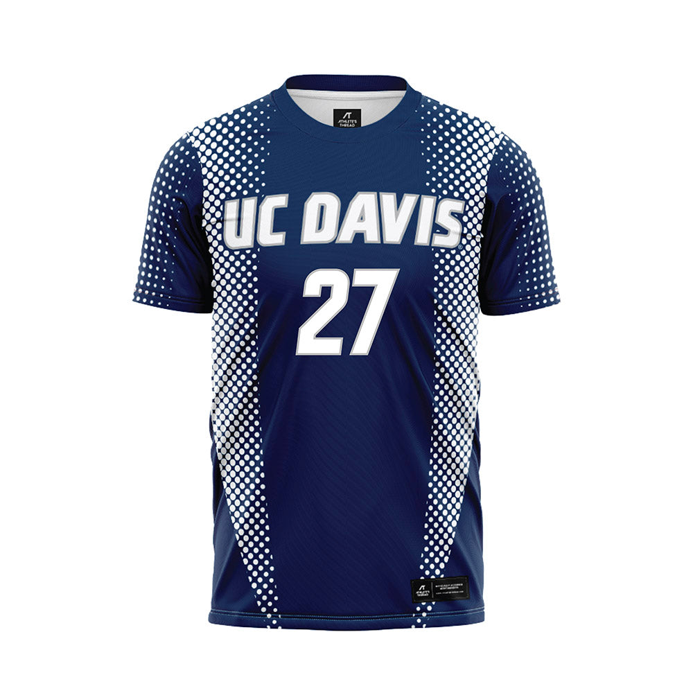 UC Davis - NCAA Women's Soccer : Emma Vane - Blue Soccer Jersey