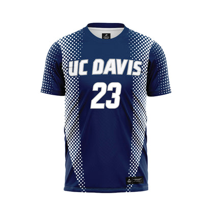 UC Davis - NCAA Women's Soccer : kylee redman - Blue Soccer Jersey-0