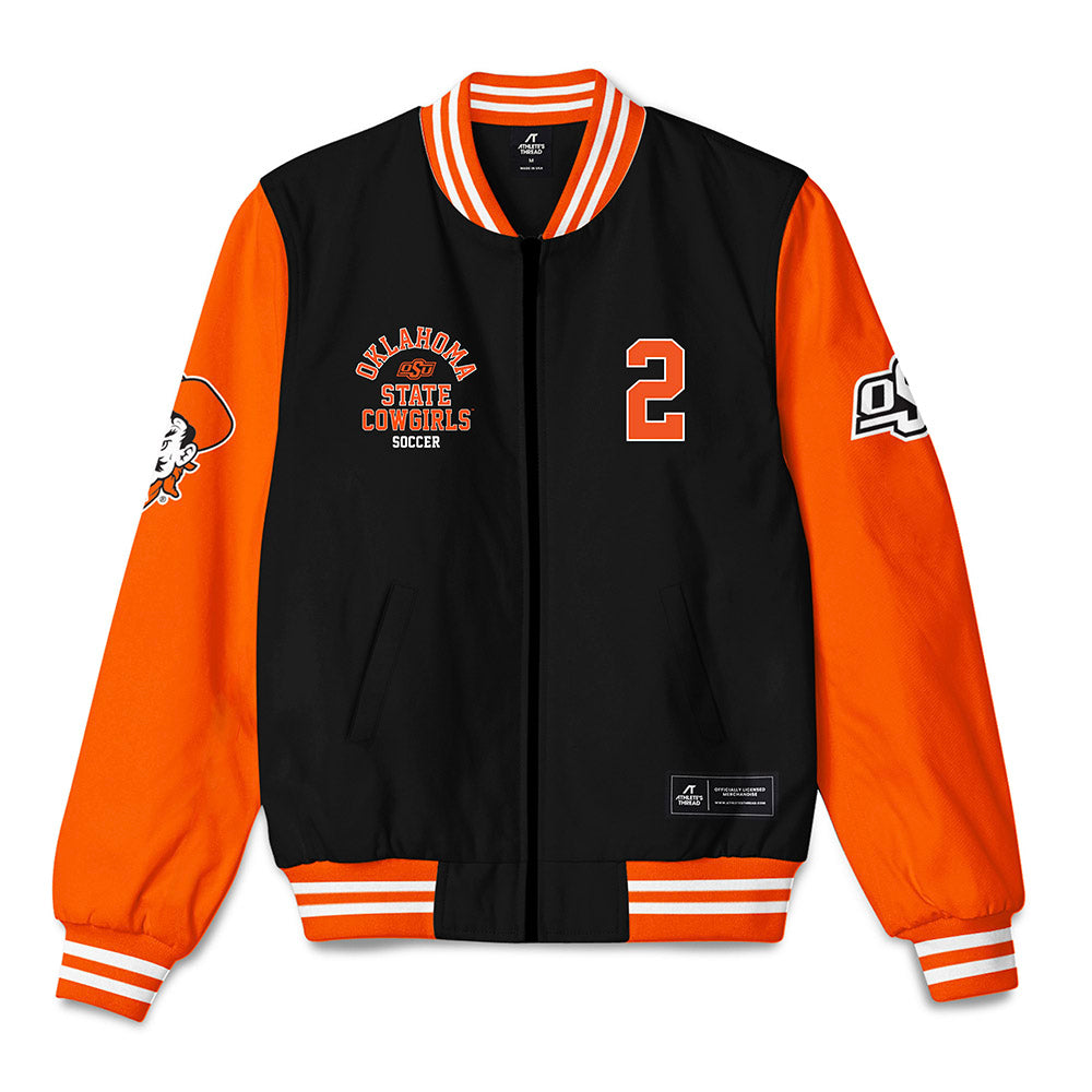 Oklahoma State - NCAA Women's Soccer : Hannah Chance - Bomber Jacket