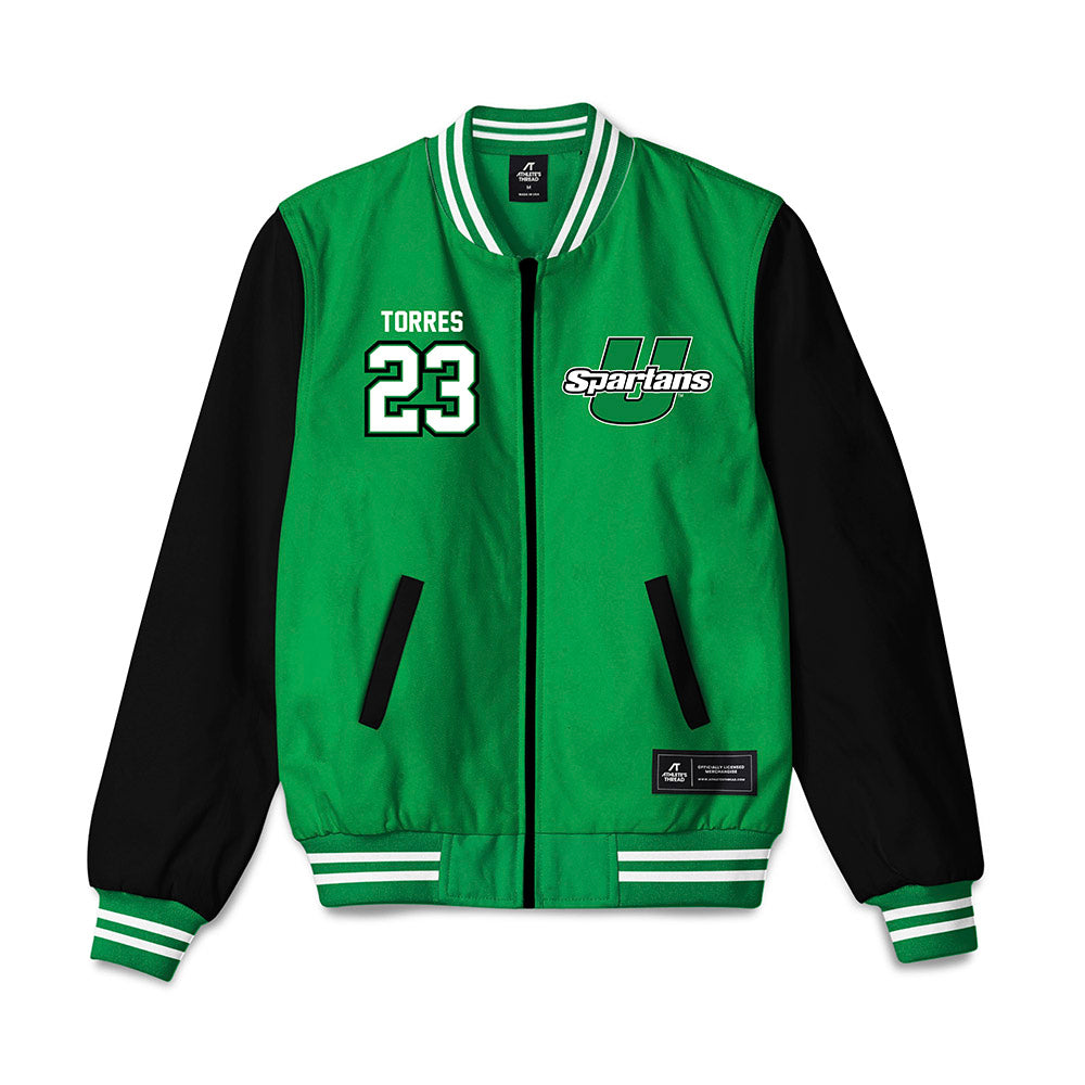 USC Upstate - NCAA Baseball : Chris Torres - Bomber Jacket-0
