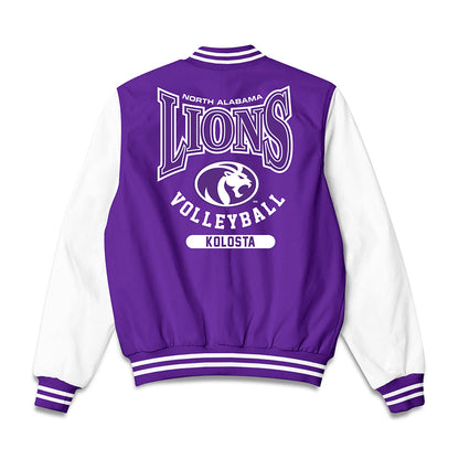 North Alabama - NCAA Women's Volleyball : Jenna Kolosta - Bomber Jacket-1
