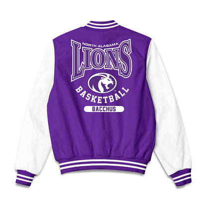 North Alabama - NCAA Men's Basketball : Donte Bacchus - Bomber Jacket-1