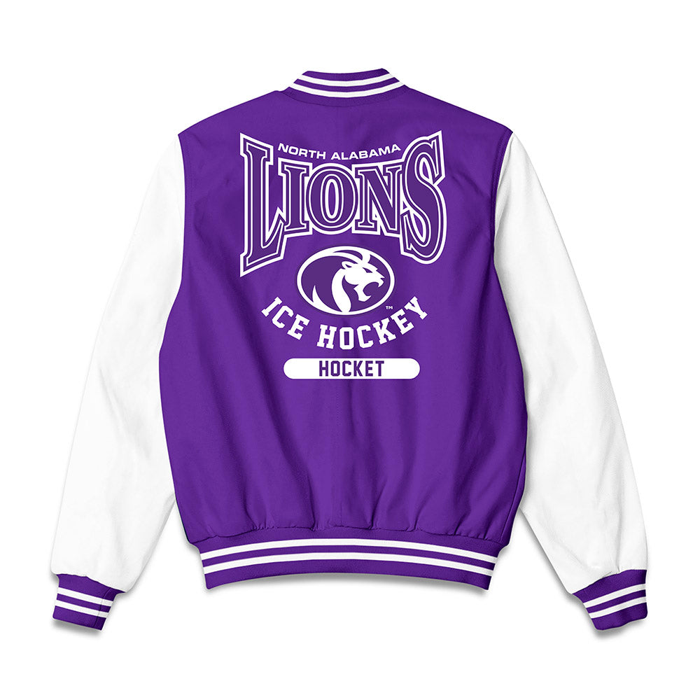 North Alabama - NCAA Men's Ice Hockey : ICE Hocket - Bomber Jacket-1