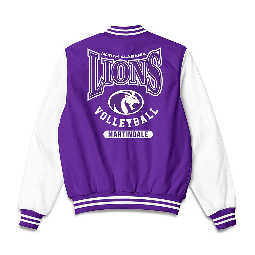 North Alabama - NCAA Women's Volleyball : Ava Martindale - Bomber Jacket-1