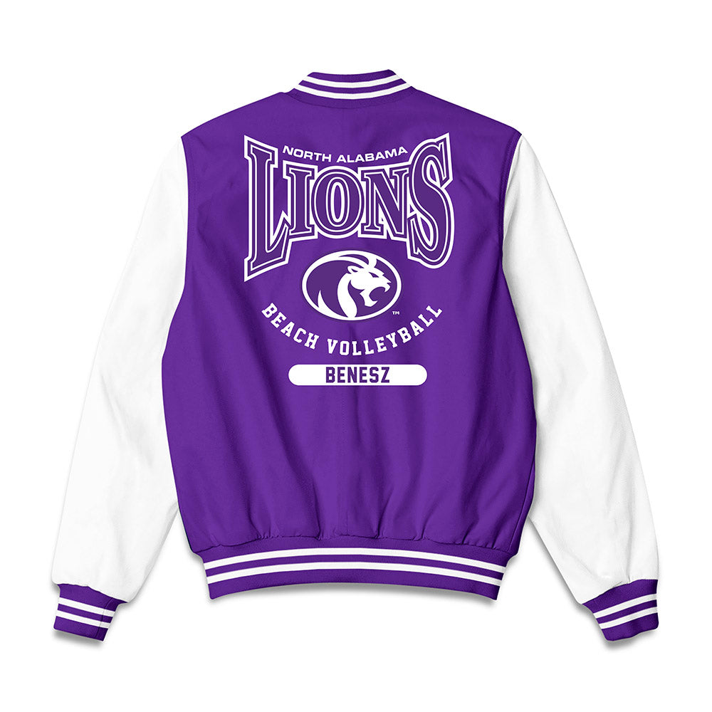 North Alabama - NCAA Beach Volleyball : Hailey Benesz - Bomber Jacket