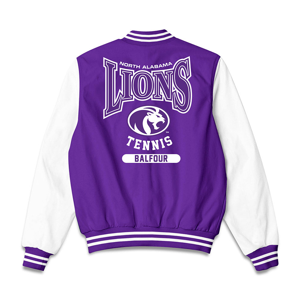 North Alabama - NCAA Men's Tennis : Samu Balfour - Bomber Jacket-1