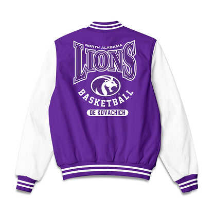 North Alabama - NCAA Men's Basketball : Kevin De Kovachich - Bomber Jacket-1